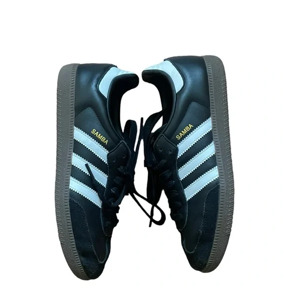 SOLD OUT Adidas Samba Womens 7.5 Black and White - Picture 7 of 9